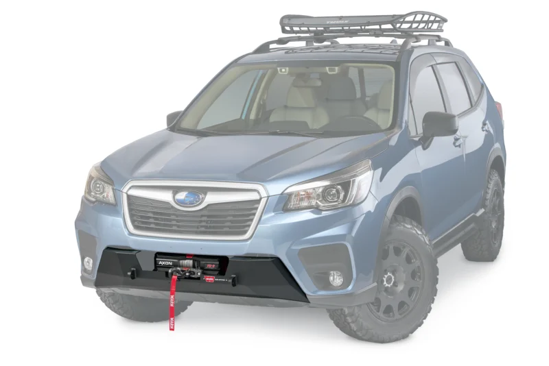 Warn 106413 - Semi-Hidden Winch Kits, Black, Powder Coated