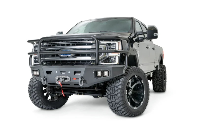 Warn 106914 - Ascent Bumpers, Black, Steel