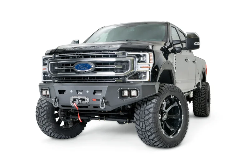 Warn 106916 - Ascent Bumpers, Black, Steel