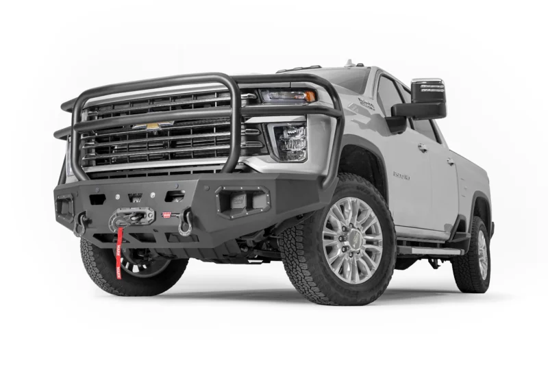 Warn 107005 - Ascent Bumpers, Black, Powder Coated