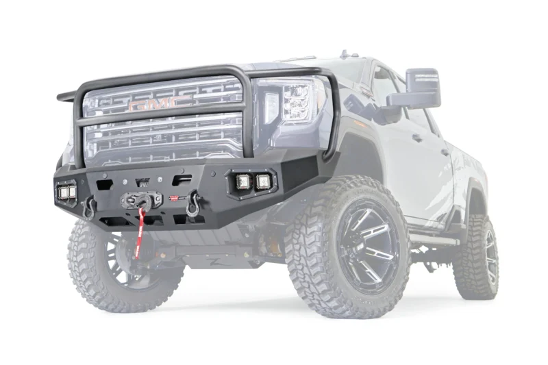 Warn 107178 - Ascent Bumpers, Black, Powder Coated