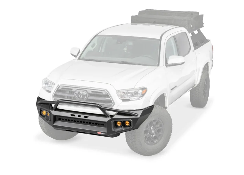 Warn 107272 - Ascent Bumpers, Black, Powder Coated