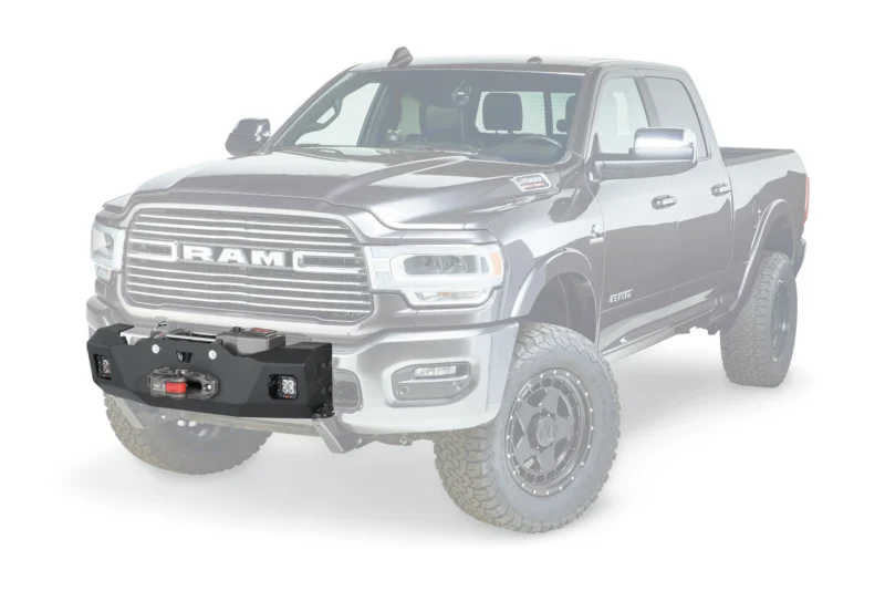 Warn 107651 - Winch Mounting Plates & Carriers, Black, Powder Coated
