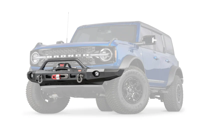 Warn 107856 - Elite Bumpers, Black, Powder Coated