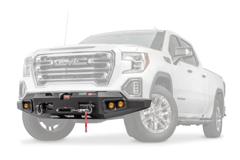 Warn 108009 - Ascent Bumpers, Black, Powder Coated