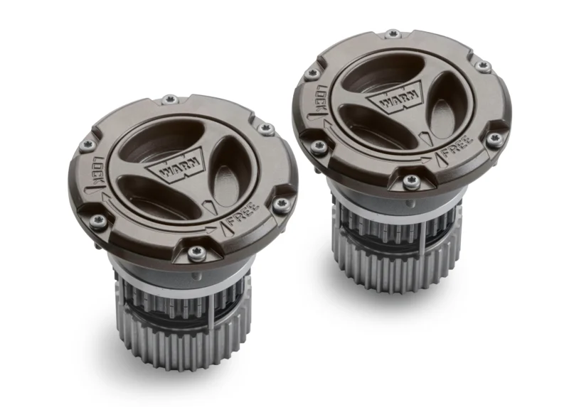 Warn 108325 - Locking Hubs, Argent Gray, Powder-Coated