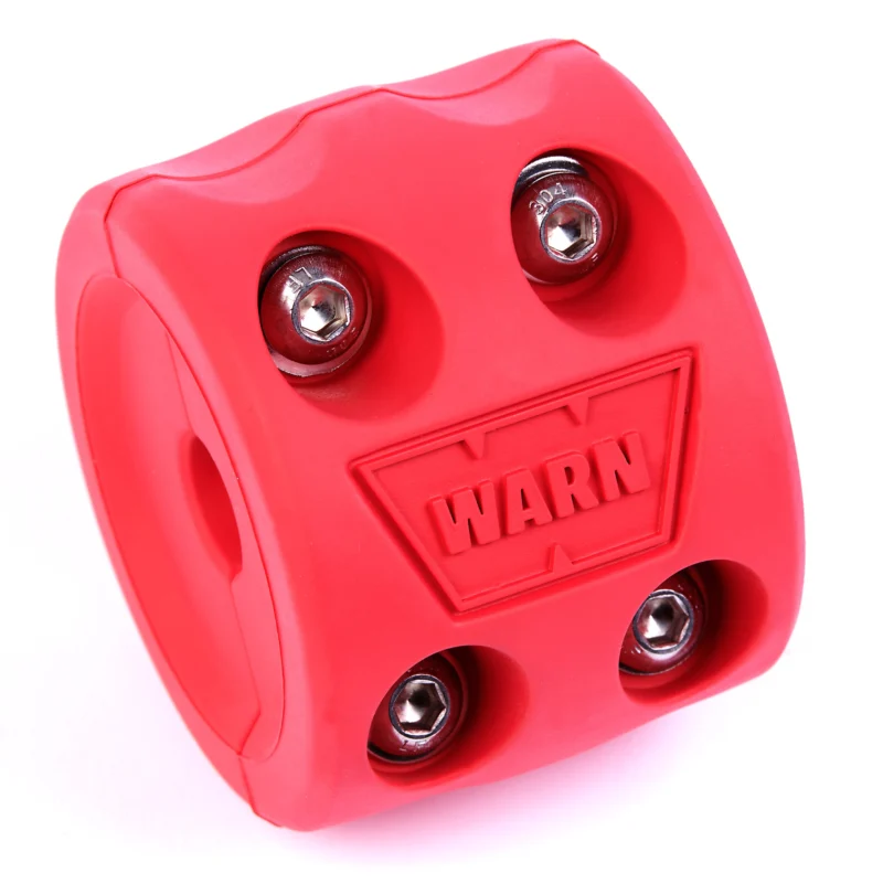 Warn 108789 - Cable Stop, Red, Rubber