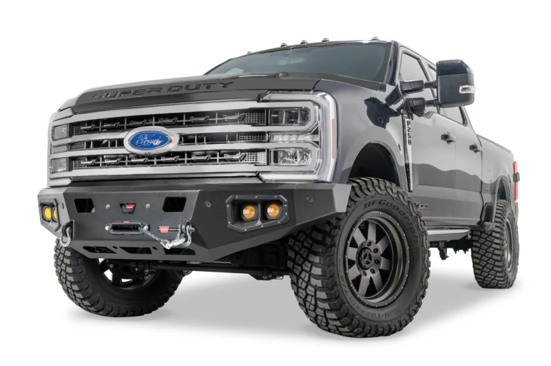 Warn 110629 - Ascent Bumpers, Black, Powder Coated