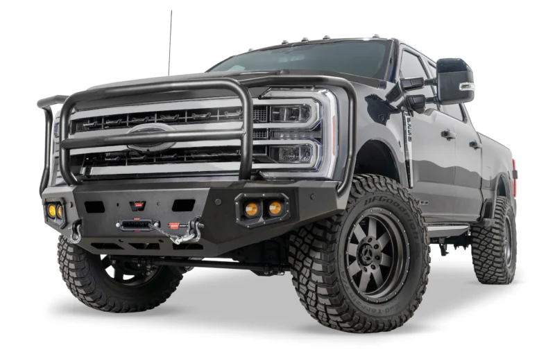 Warn 110630 - Ascent Bumpers, Black, Powder Coated