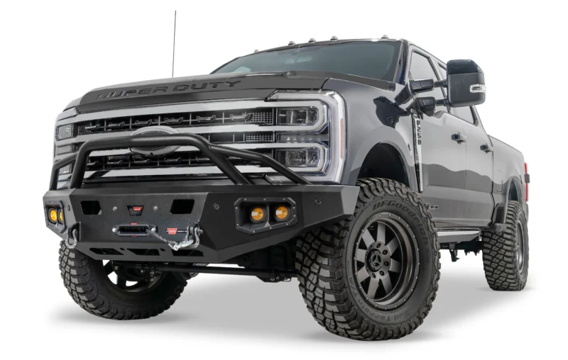 Warn 110631 - Ascent Bumpers, Black, Powder Coated