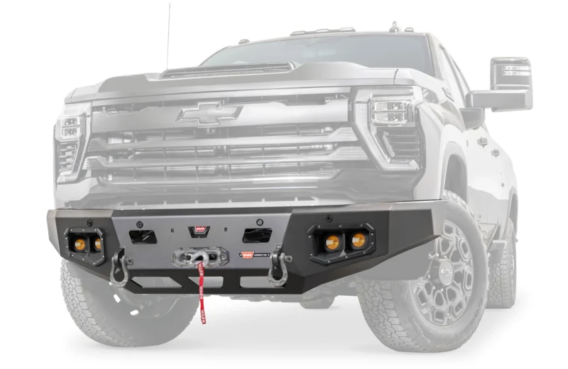 Warn 110912 - Ascent Bumpers, Black, Steel