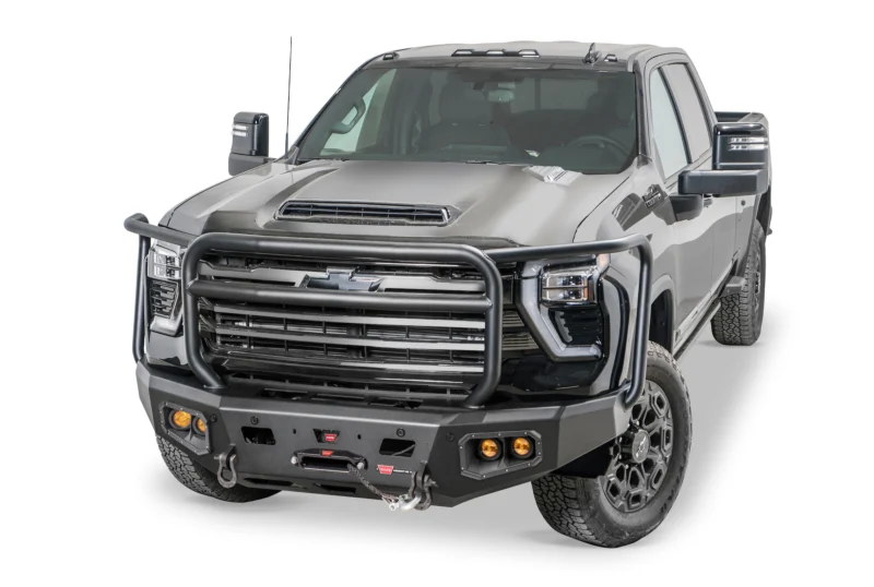 Warn 110913 - Ascent Bumpers, Black, Steel