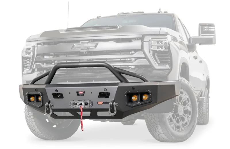 Warn 110914 - Ascent Bumpers, Black, Steel