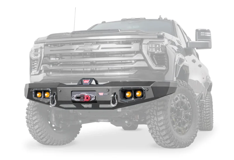 Warn 110916 - Ascent Bumpers, Black, Powder Coated