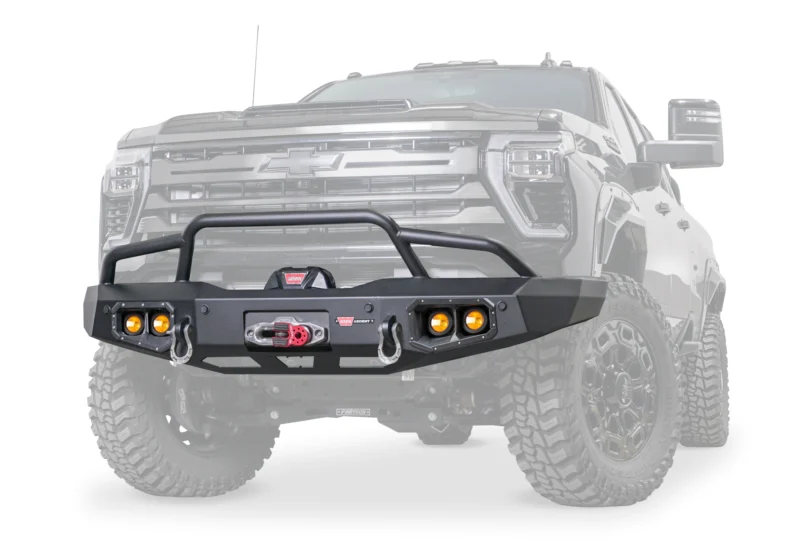 Warn 110917 - Ascent Bumpers, Black, Powder Coated