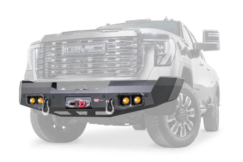 Warn 110944 - Ascent Bumpers, Black, Steel