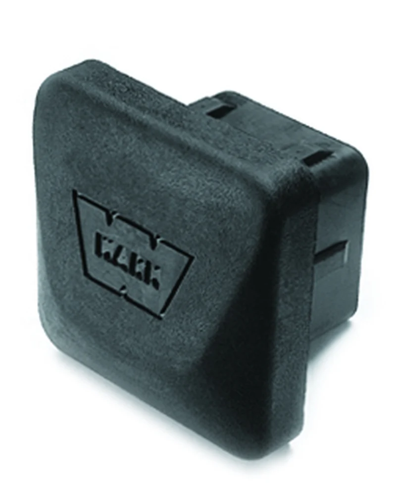 Warn 37509 - Reciever Plug, Black, Rubber