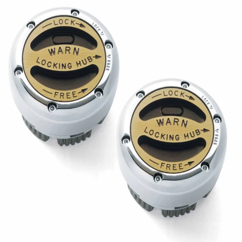 Warn 38826 - Locking Hubs, Chrome