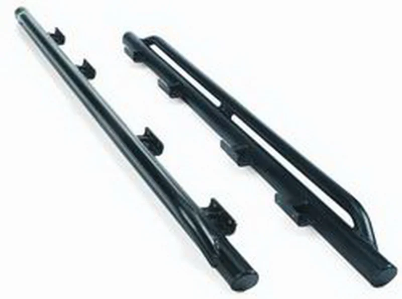 Warn 63002 - Rock Sliders, Black, Powder Coated