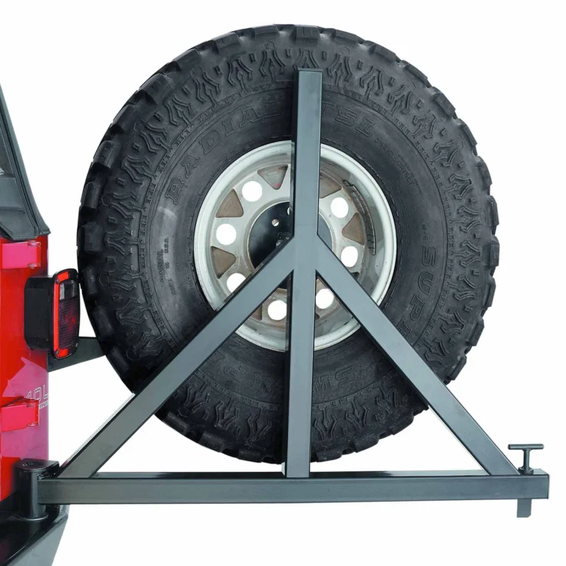Warn 64337 - Legacy Tire Carrier, Silver, Steel