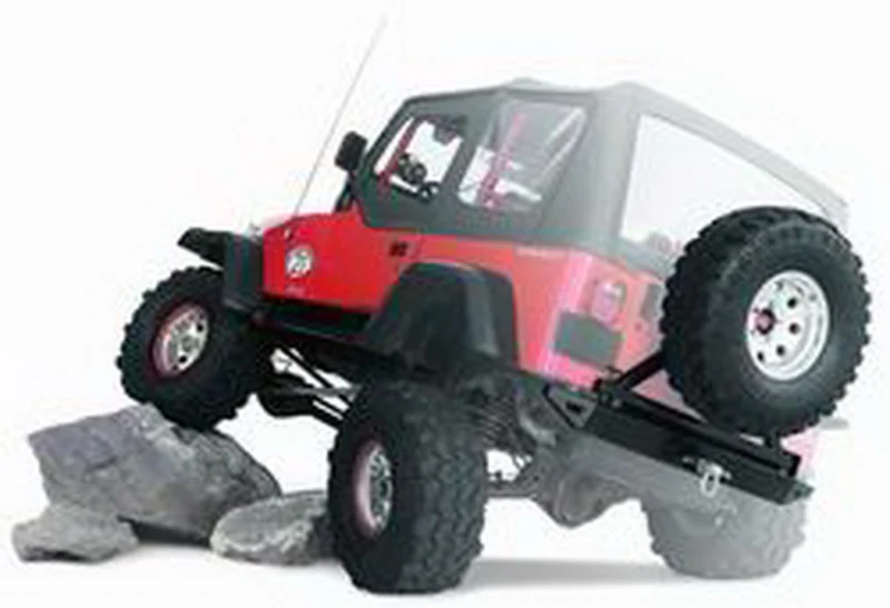 Warn 65508 - Bumpers, Black, Powder Coated