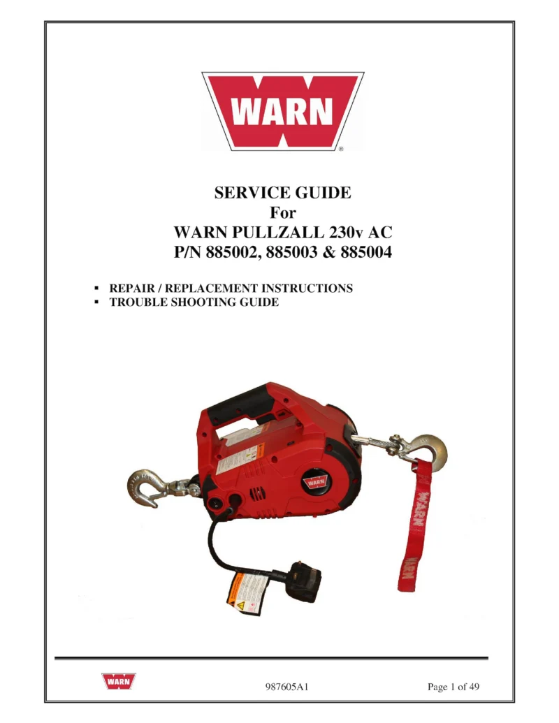 Warn 885003 - Winches