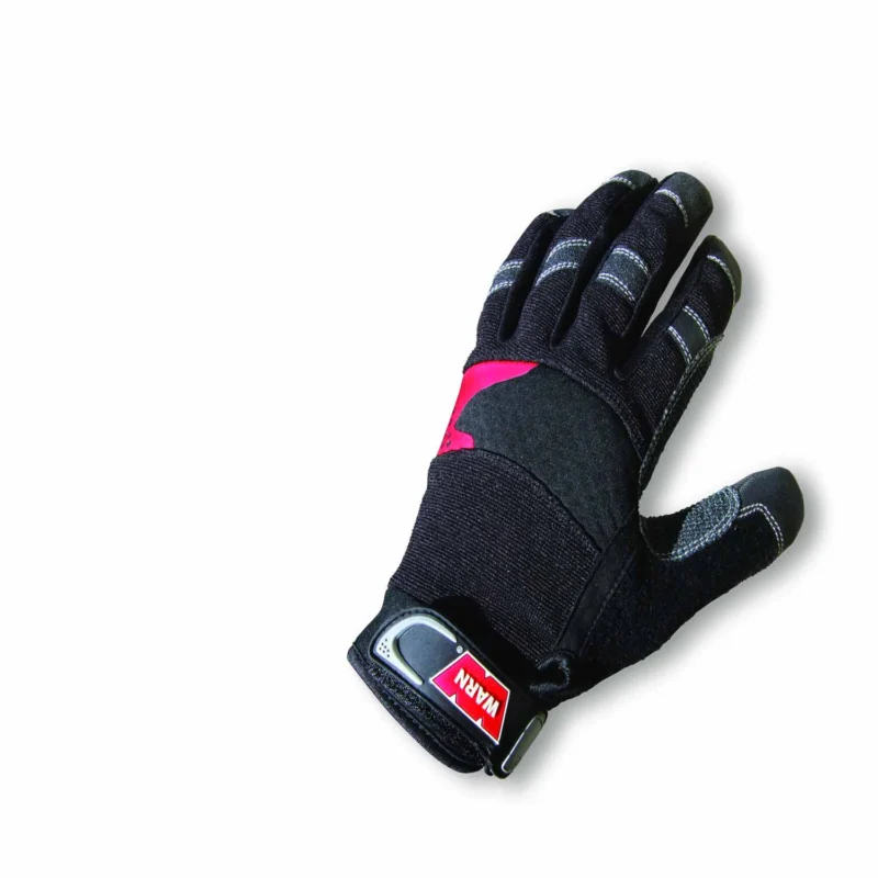 Warn 88895 - Gloves, Black, Synthetic Leather