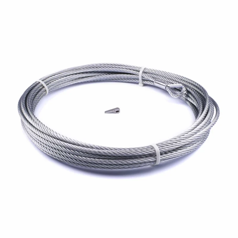 Warn 89213 - Wire Rope, Galvanized Steel
