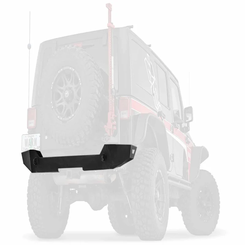 Warn 89525 - Elite Bumpers, Black, Powder Coated
