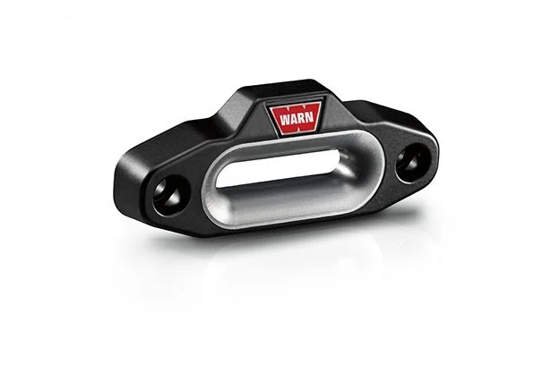 Warn 94243 - Fairleads, Black Outer And Silver Inner Surface, Powder Coated Outer And Polished Inner Surface