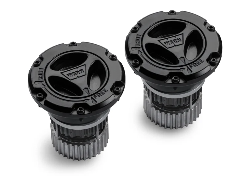 Warn 95060 - Locking Hubs, Black, Powder-Coated