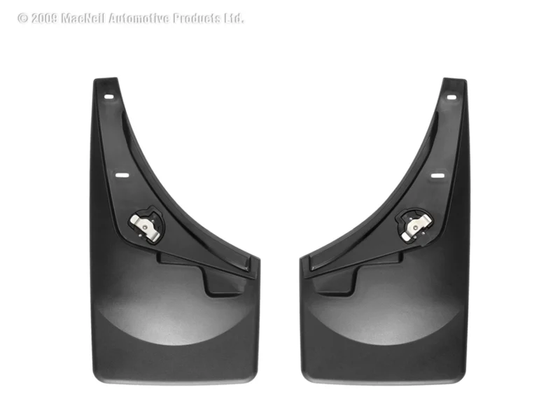 Weathertech 110009 - No-Drill MudFlaps, Black, Molded Rubber