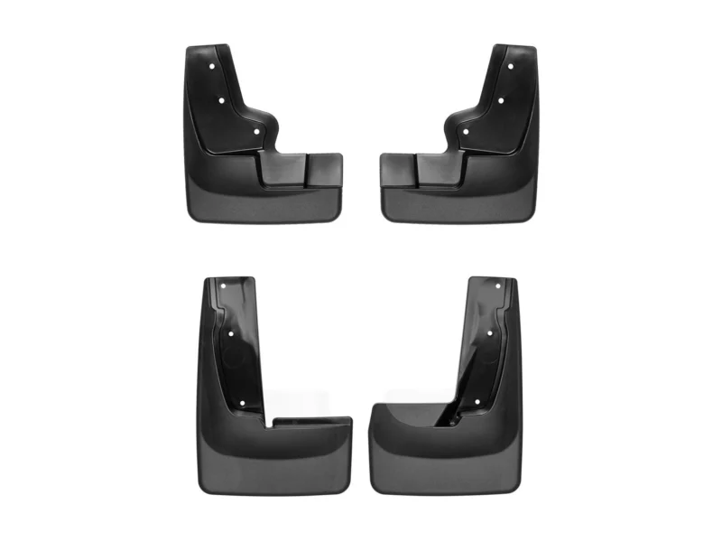 Weathertech 110060-120103 - No-Drill MudFlaps, Black, Molded Rubber