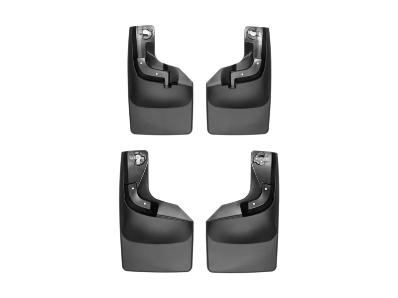 Weathertech 110065-120065 - No-Drill MudFlaps, Molded Rubber, Fleetside