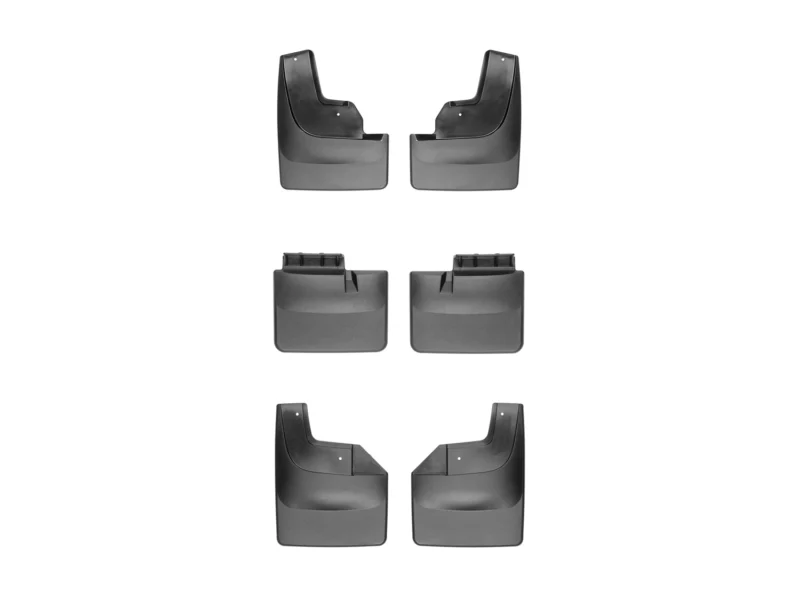 Weathertech 110073-110078-120073 - No-Drill MudFlaps, Molded Rubber, 5'7" Bed
