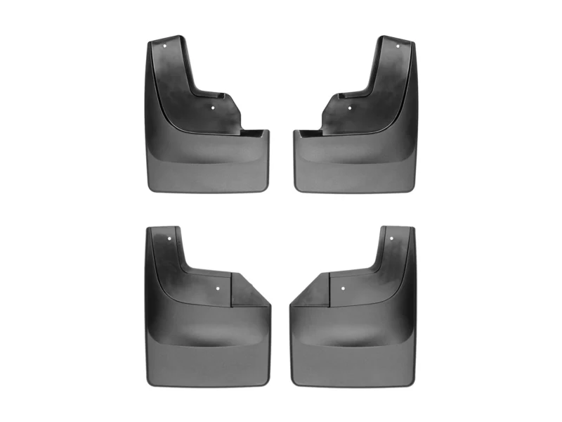 Weathertech 110073-120073 - No-Drill MudFlaps, Molded Rubber, 5'7" Bed