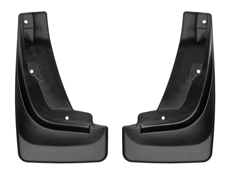 Weathertech 110096 - No-Drill MudFlaps, Black, Molded Rubber