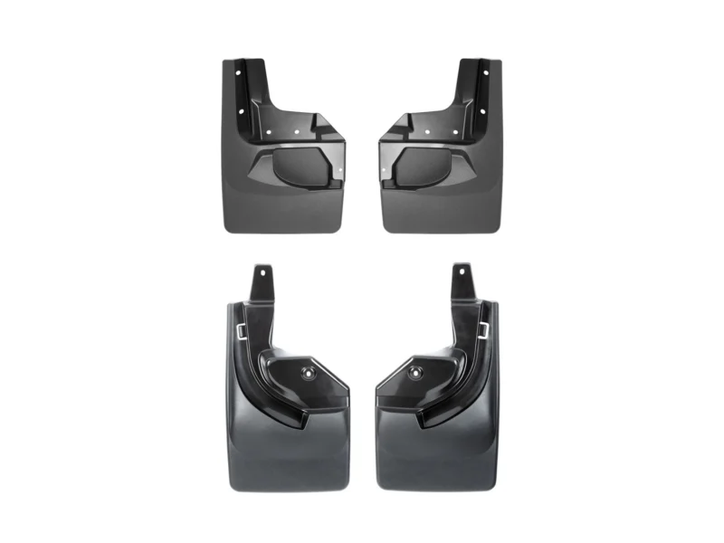 Weathertech 110100-120097 - No-Drill MudFlaps, Black, Molded Rubber