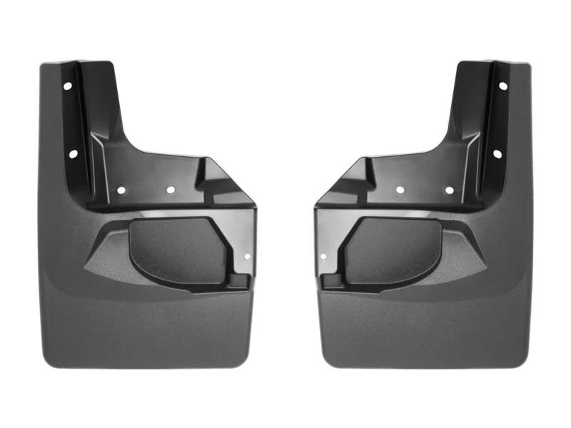 Weathertech 110100 - No-Drill MudFlaps, Black, Molded Rubber