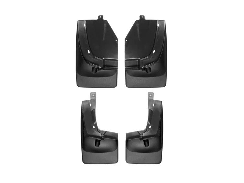 Weathertech 110106-120106 - No-Drill MudFlaps, Black, Molded Rubber