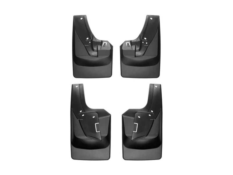 Weathertech 110109-120109 - No-Drill MudFlaps, Molded Rubber, Fleetside