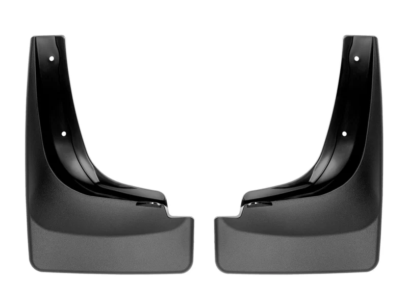 Weathertech 110114 - No-Drill MudFlaps, Black, Molded Rubber