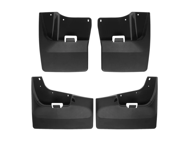 Weathertech 110120-120122 - No-Drill MudFlaps, Black, Molded Rubber
