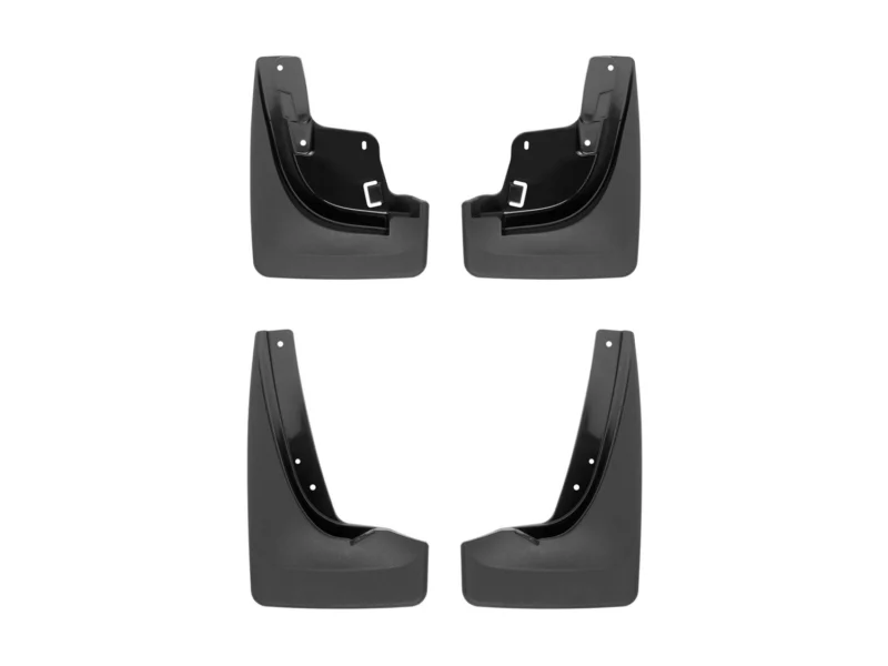 Weathertech 110123-120123 - No-Drill MudFlaps, Black, Molded Rubber