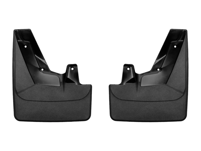 Weathertech 110125 - No-Drill MudFlaps, Black, Molded Rubber
