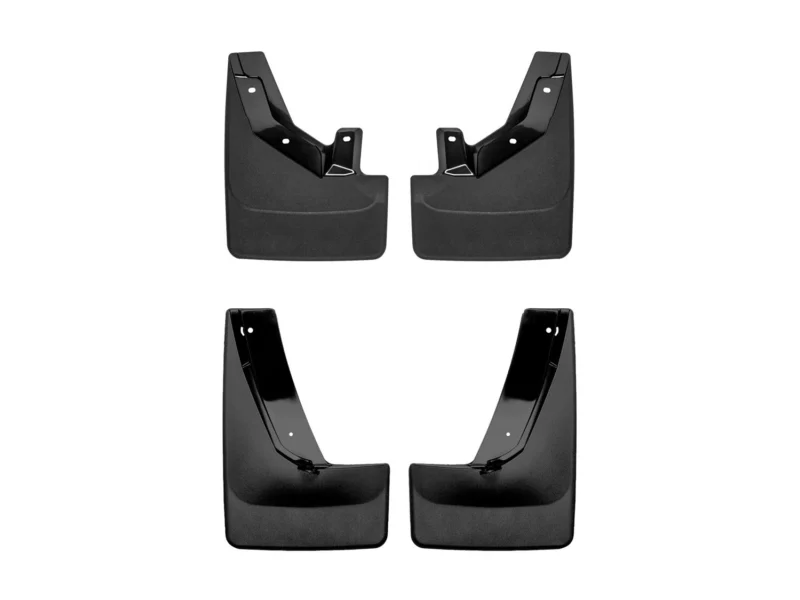Weathertech 110126-120125 - No-Drill MudFlaps, Black, Molded Rubber