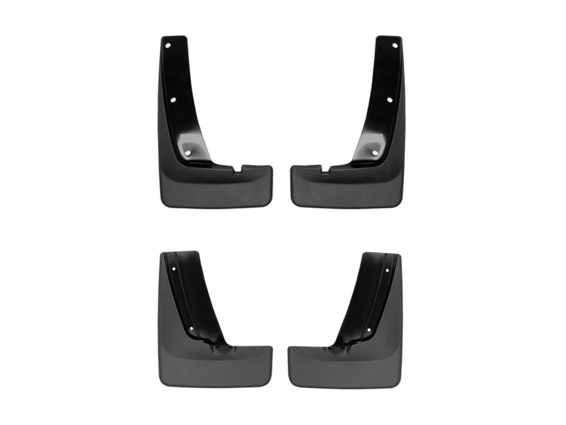 Weathertech 110127-120127 - No-Drill MudFlaps, Black, Molded Rubber
