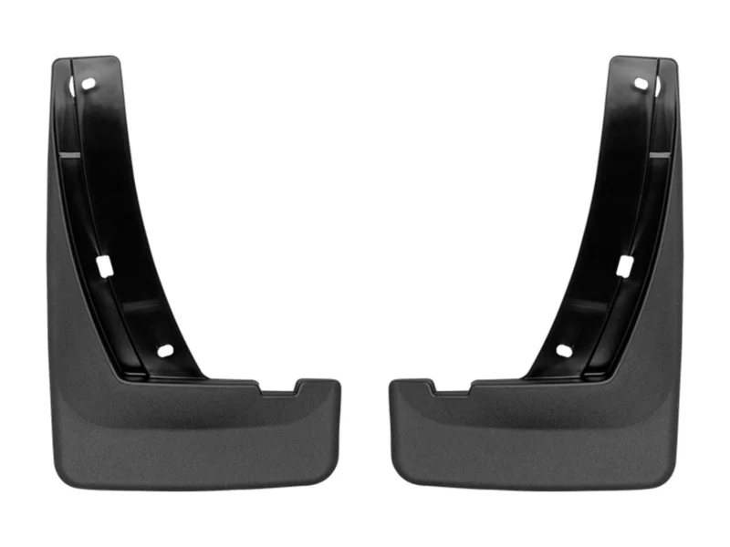 Weathertech 110130 - No-Drill MudFlaps, Black, Molded Rubber
