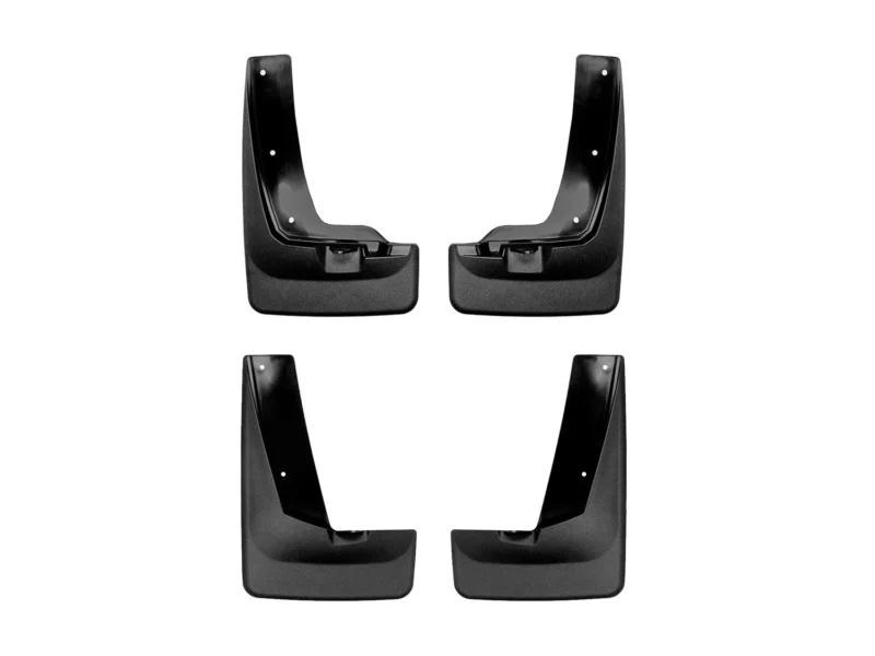 Weathertech 110132-120132 - No-Drill MudFlaps, Black, Molded Rubber