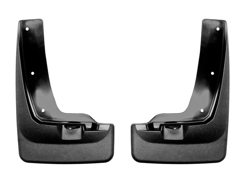 Weathertech 110132 - No-Drill MudFlaps, Black, Molded Rubber